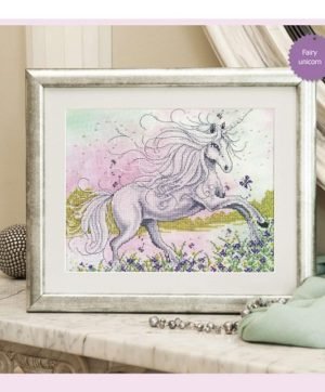  Free cross-stitch design "Fairy unicorn"