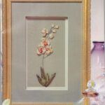 Silken orchid-embroidery project