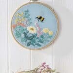 Buzzing in the meadow-embroidery project