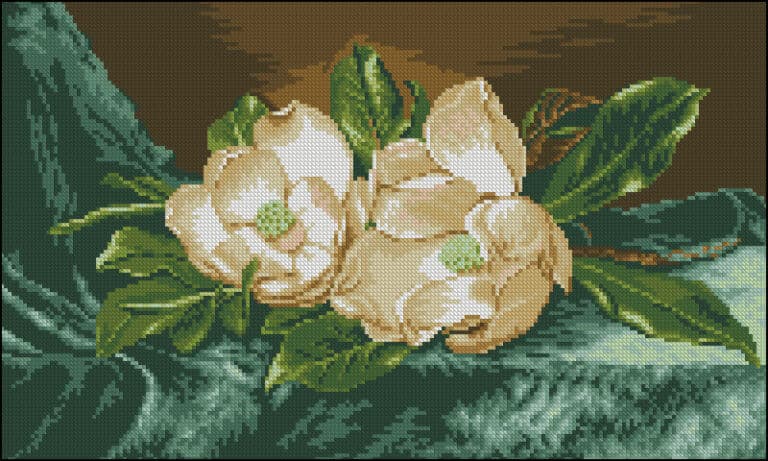 Needlepoint pattern “Camellias”