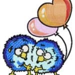 Hedgehogs with balloons1