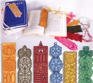 Lace Bookmarks-machine embroidery designs