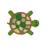 Little Turtle-embroidery design
