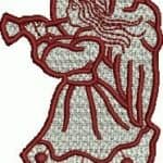 free embroidery design -angel