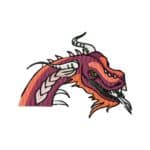 Brown Dragon- free embroidery design