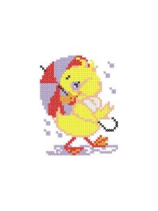 Duckling-free embroidery design