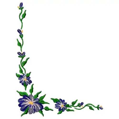 Forget-me-not -machine embroidery designs
