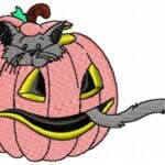 Halloween pumpkin-free embroidery design