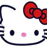 Hello Kitty-free embroidery design