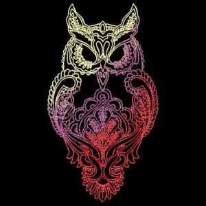 Owl-embroidery design