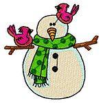 Snowmen- machine embroidery designs