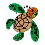 Free embroidery design Turtle