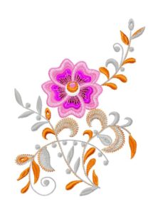 "A twig"- free embroidery design